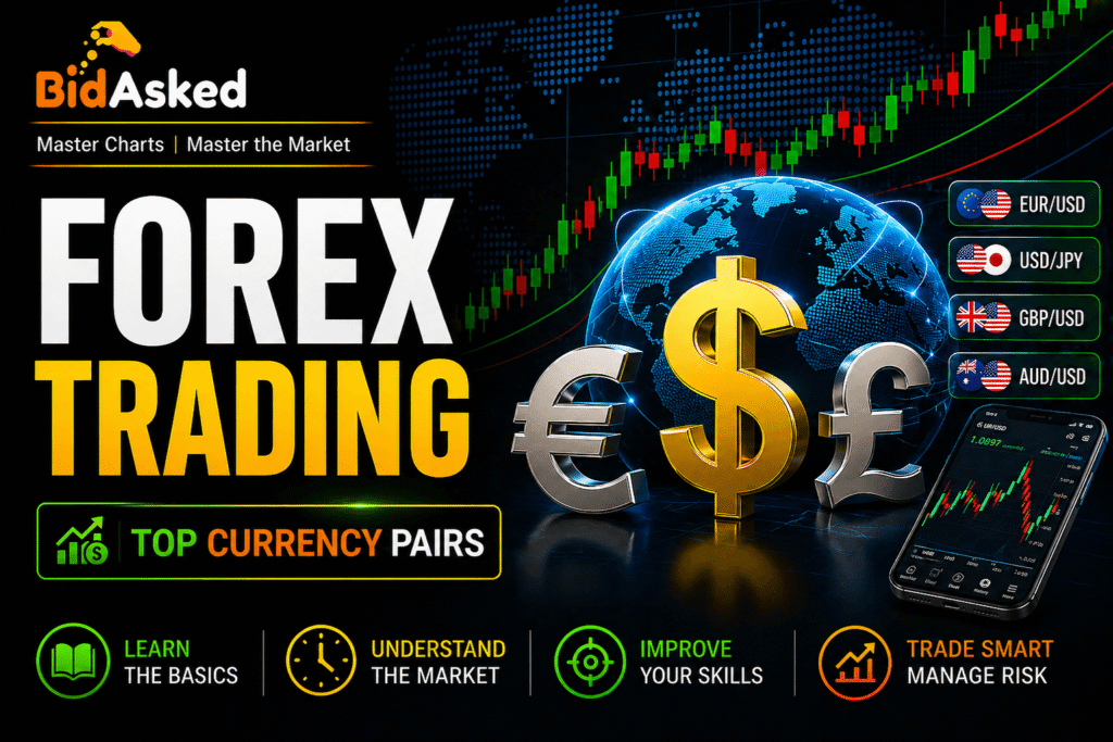 What Is Forex Trading? Basic Concepts & Types Of Currency Pairs Forex trading concept showing currency pairs, exchange rates, and global foreign exchange market