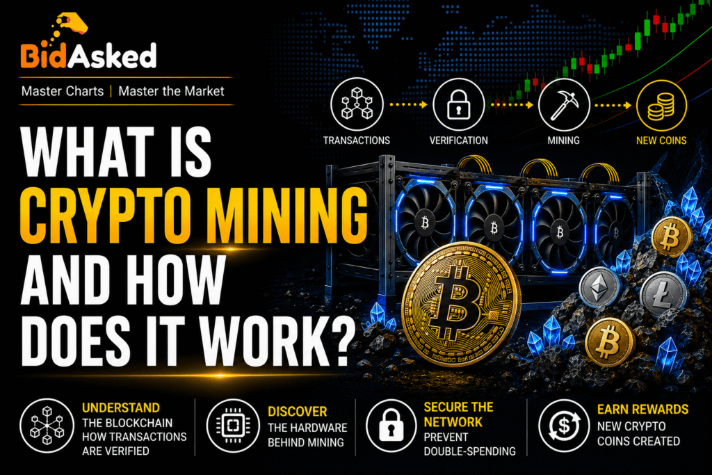 What Is Crypto Mining And How Does It Work Featured image for what is crypto mining and how does it work article